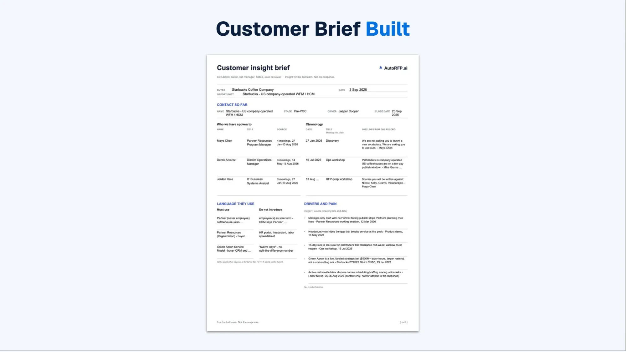 How to Win RFPs with Customer Insight: Slides, page 45