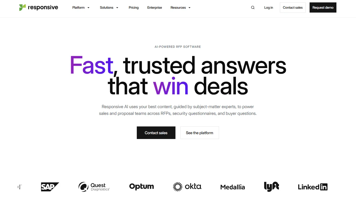 Responsive: Best For AI Agents Across Complex Security Questionnaire Workflows