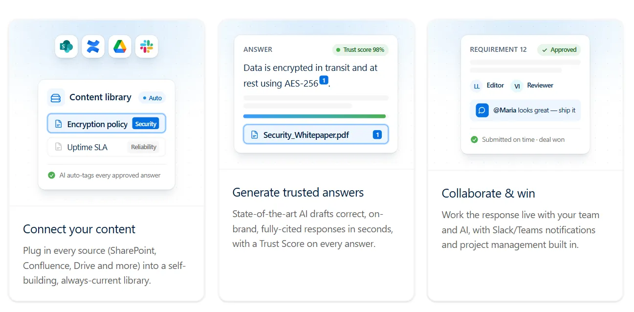 AutoRFP.ai fund-specific and firm-wide approval layers