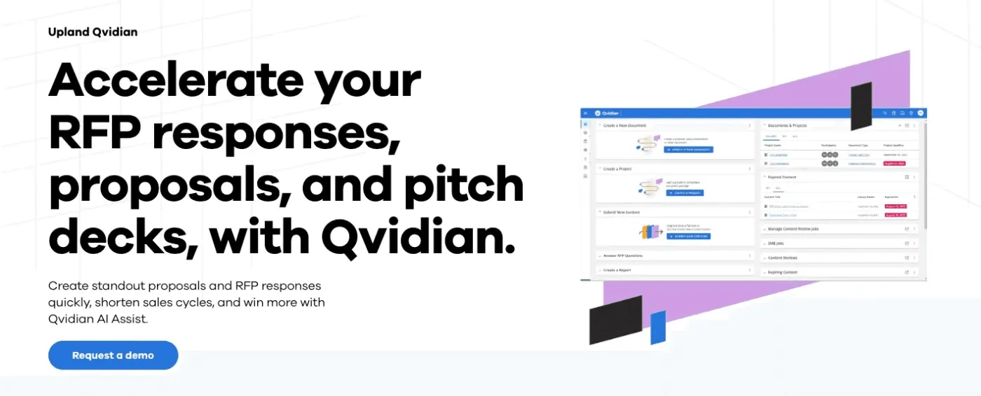 Qvidian (Upland Software) DDQ software