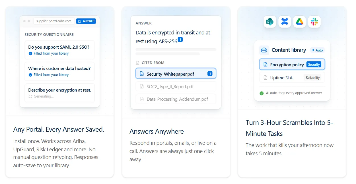 Portal Agent for browser-based questionnaire automation