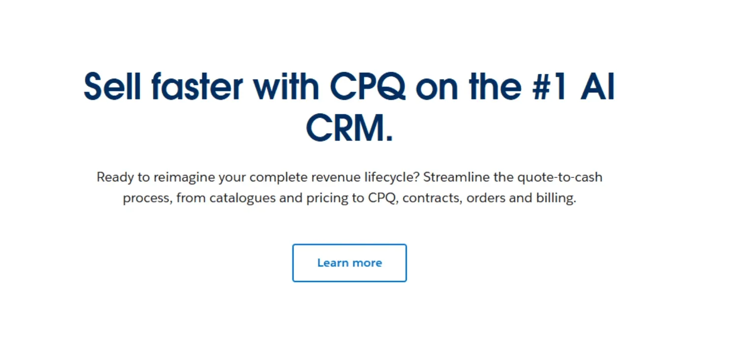 Salesforce CPQ guided selling and quote configuration screen