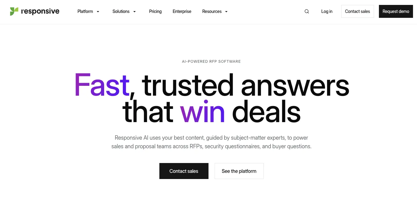 Responsive (formerly RFPIO)