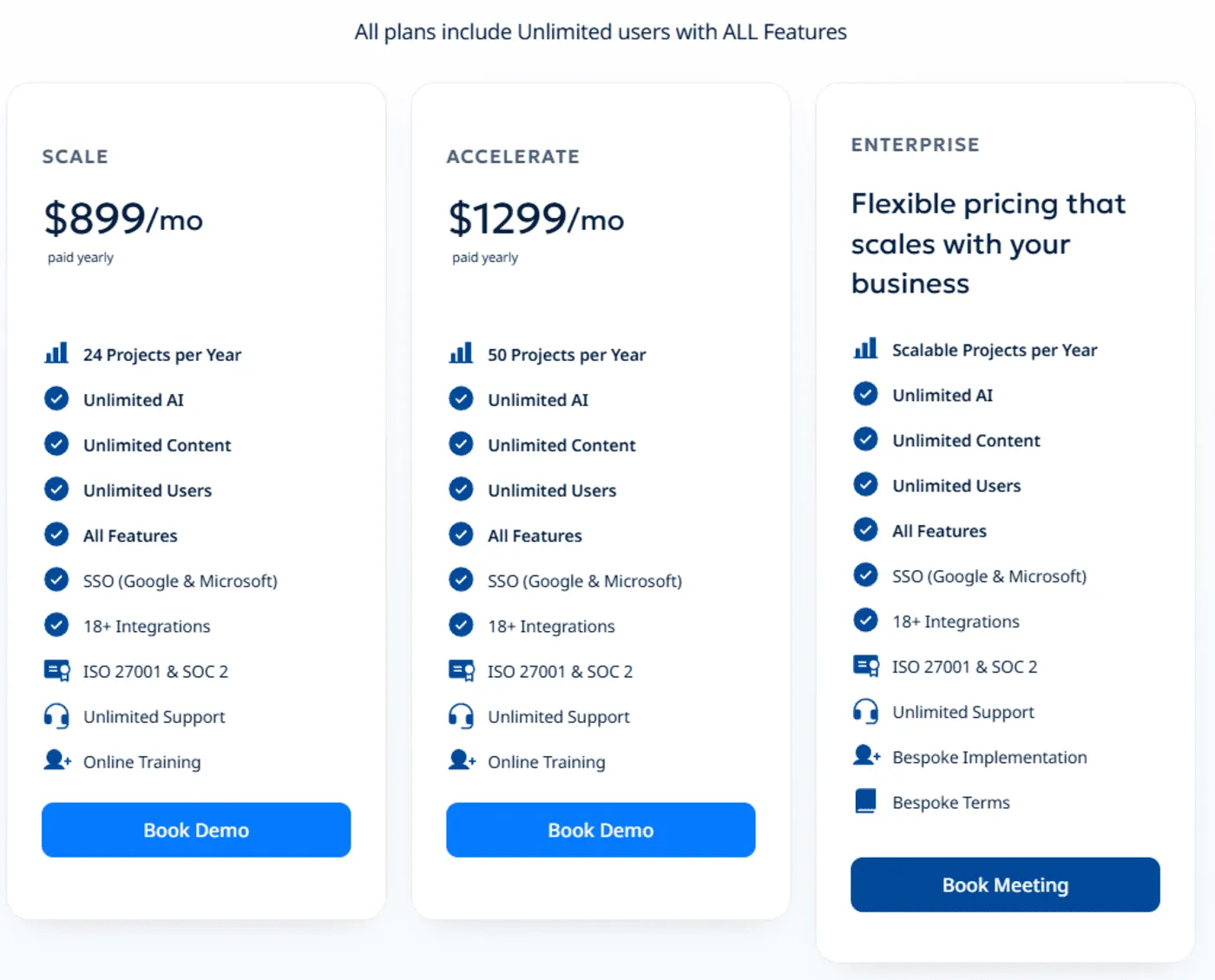 AutoRFP.ai supports unlimited users on all plans