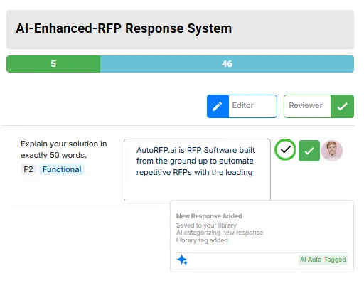 AutoRFP.ai learning from approved ESG DDQ responses to reduce manual content-library upkeep