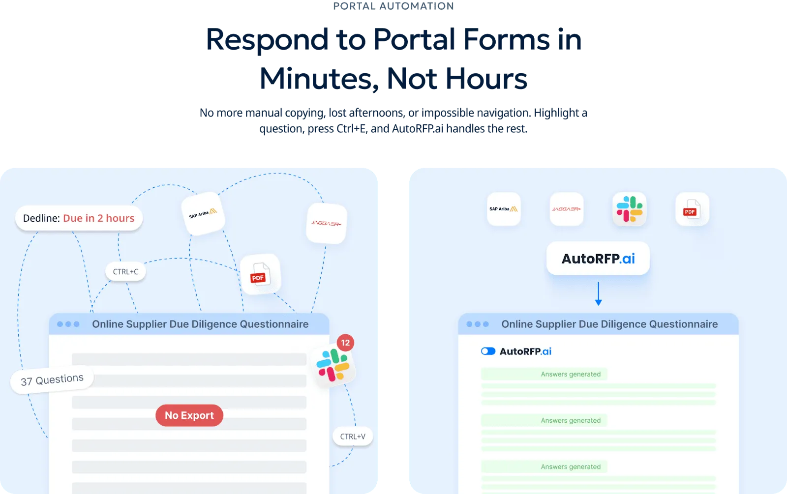 Answer Portal Questionnaires
