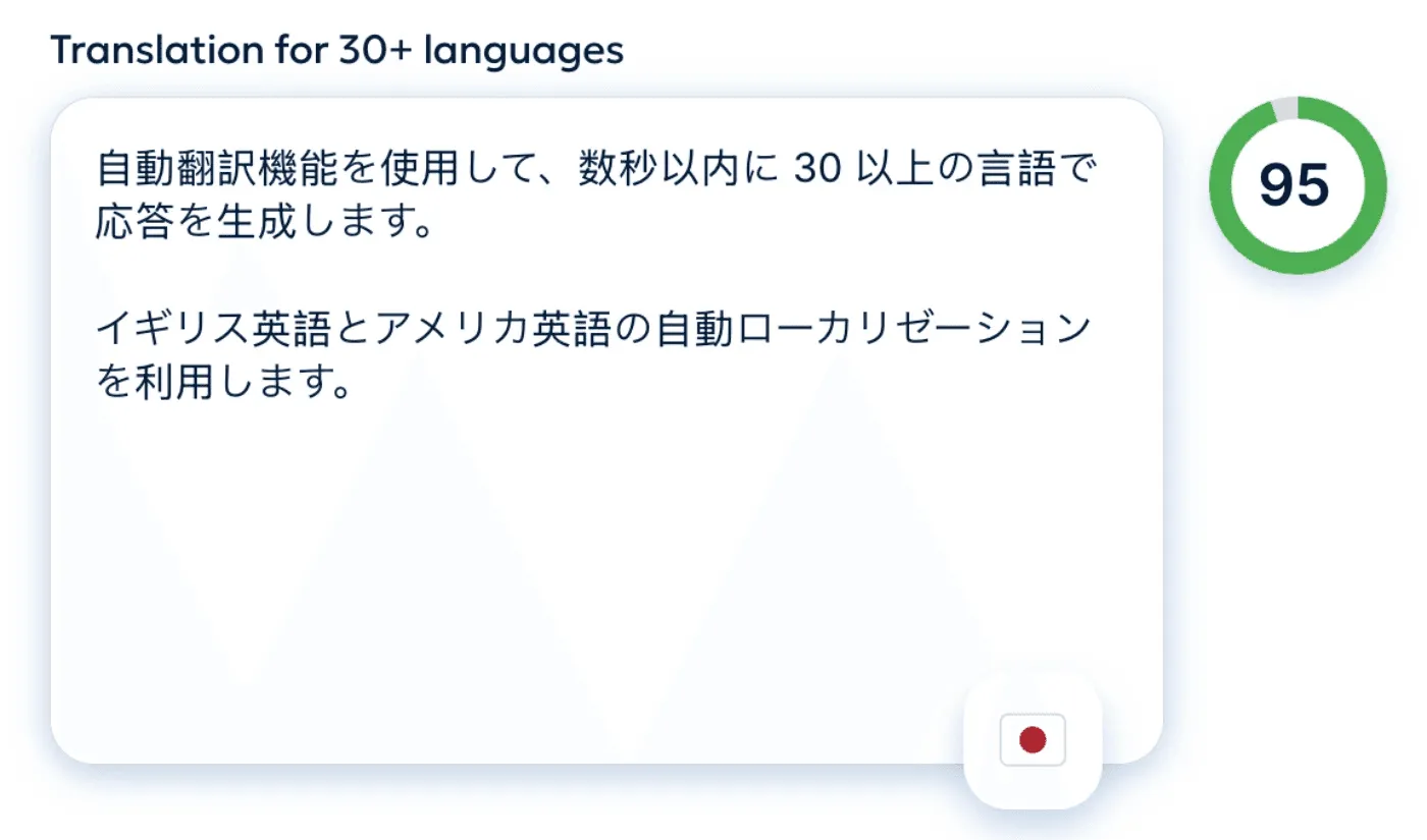 Translate Responses Automatically 