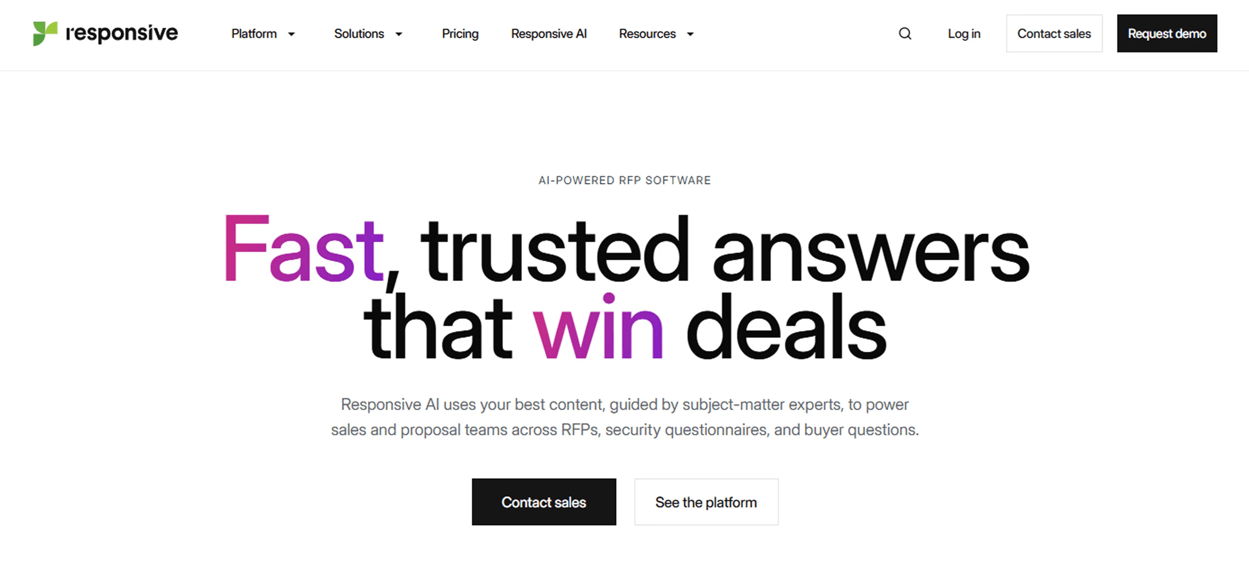 Responsive (formerly RFPIO)