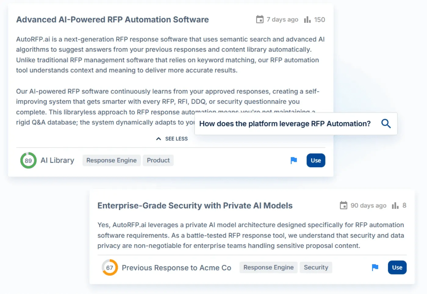 AI -powered RFP software
