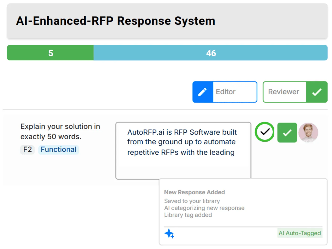 AI Enhanced RFP response system