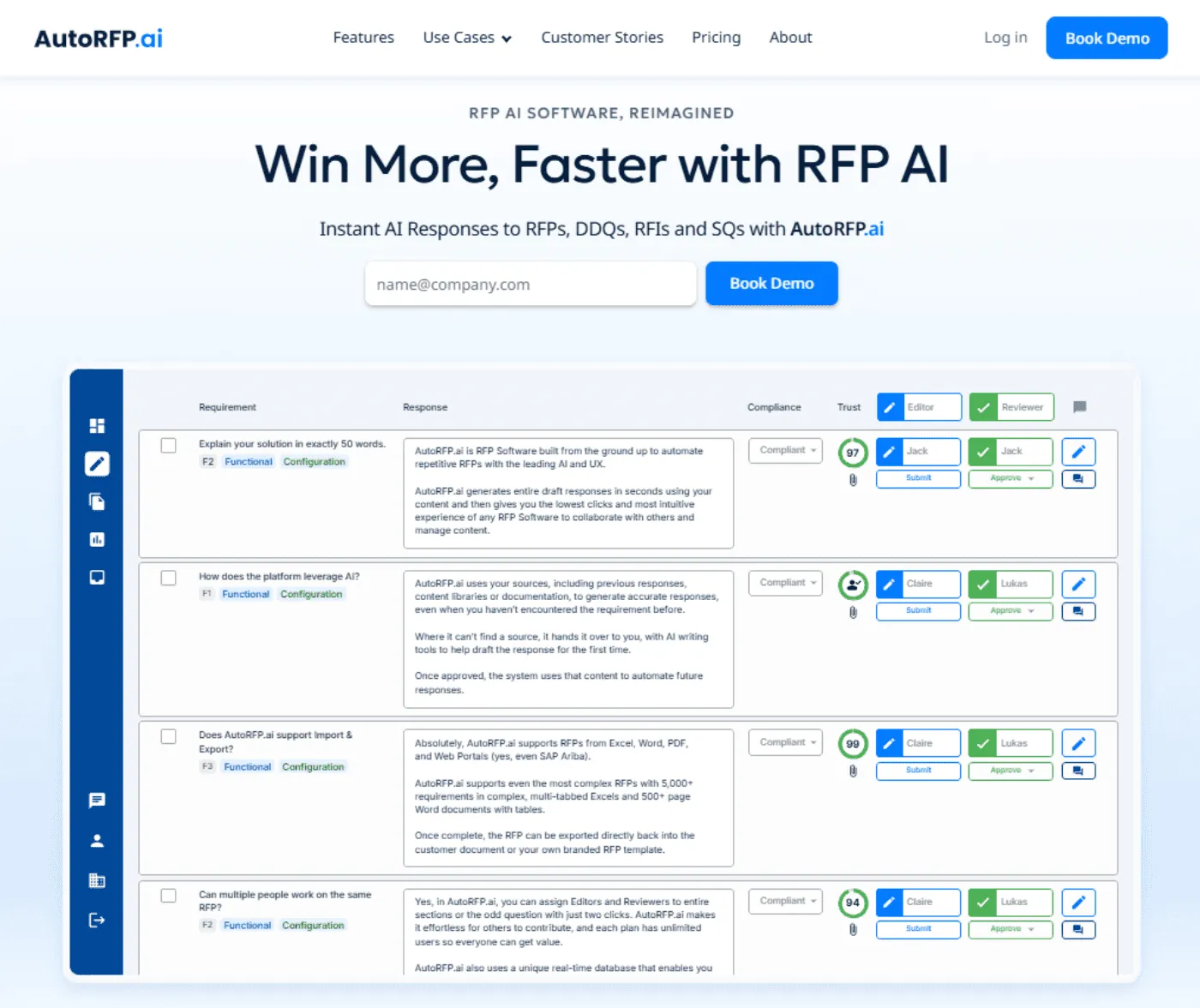 AutoRFP.ai AI-native RFP platform