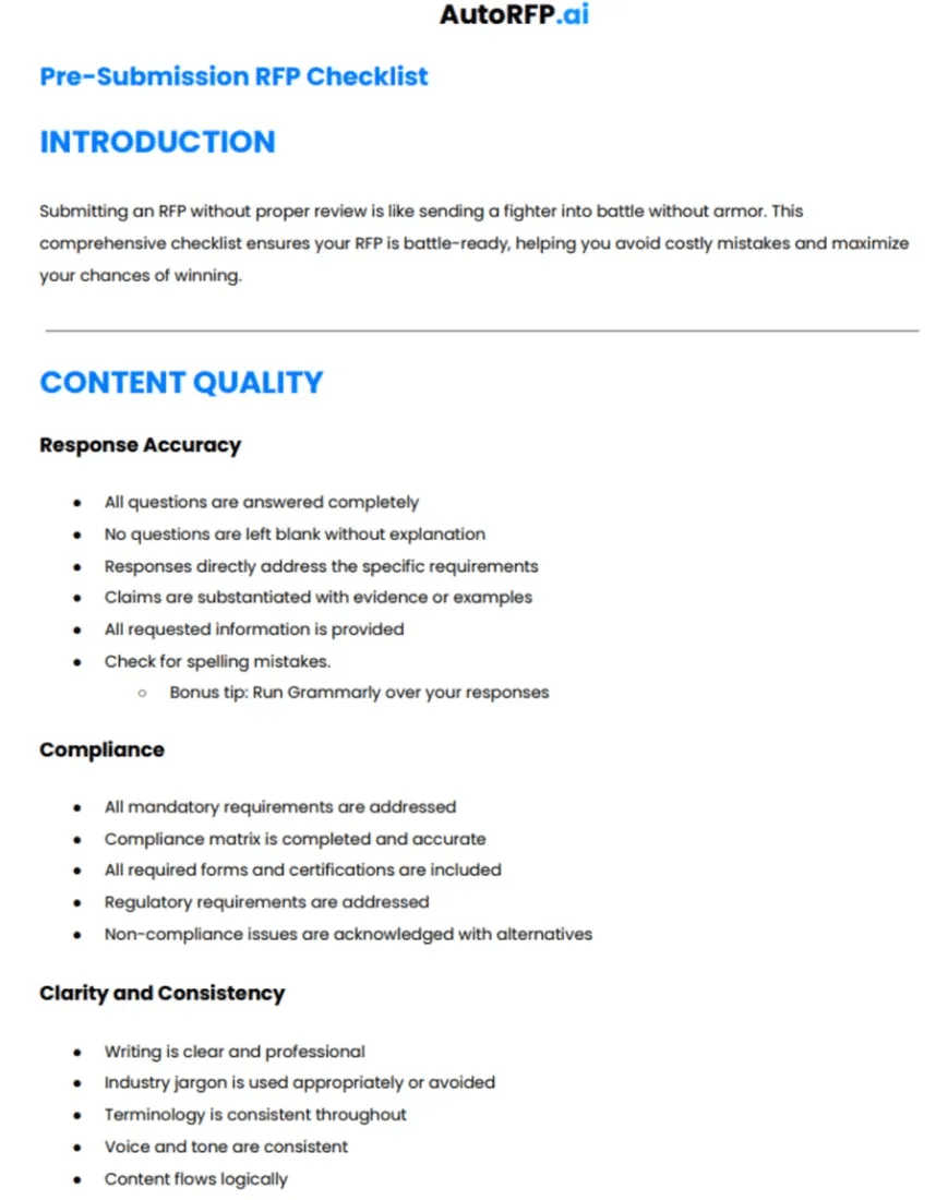 Submission and Clarification Management