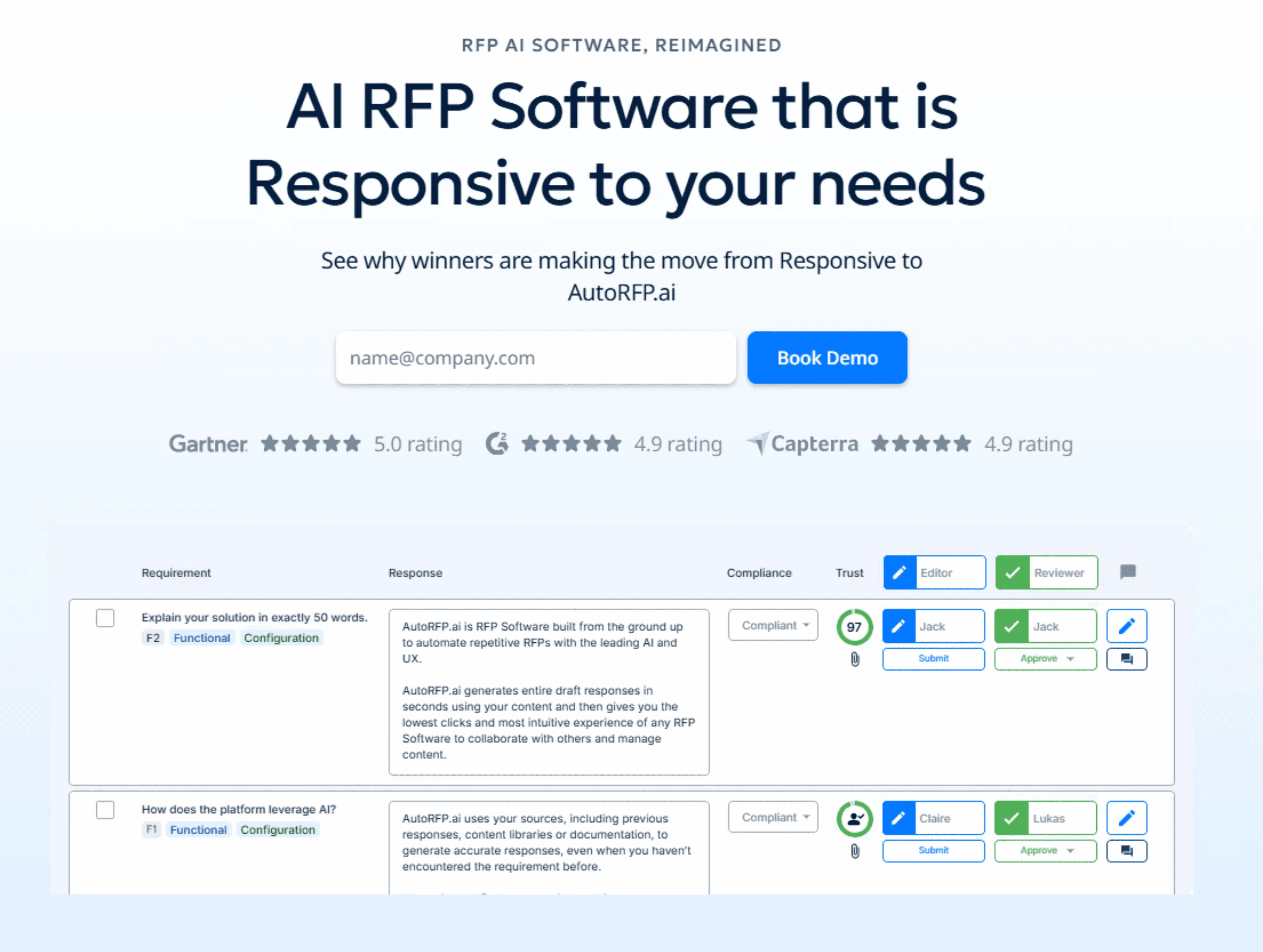 AutoRFP.ai as an alternative to Qvidian