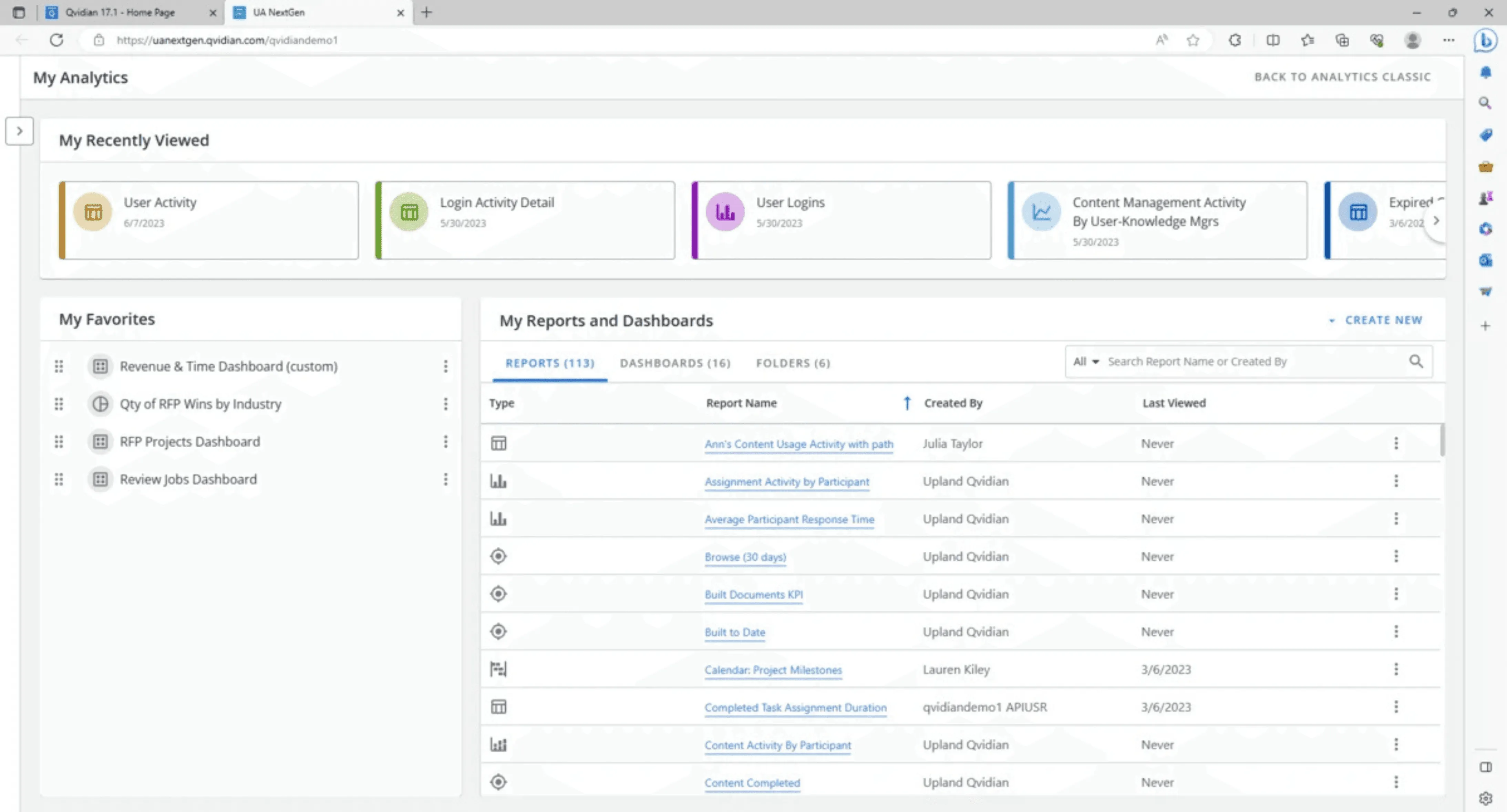 AutoRFP.ai approval workflow and reporting dashboard