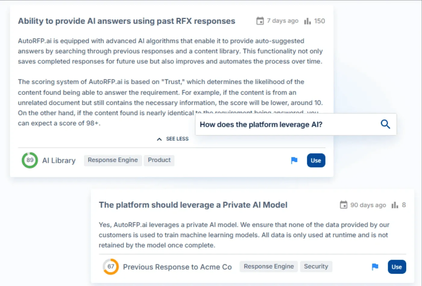 AI answers