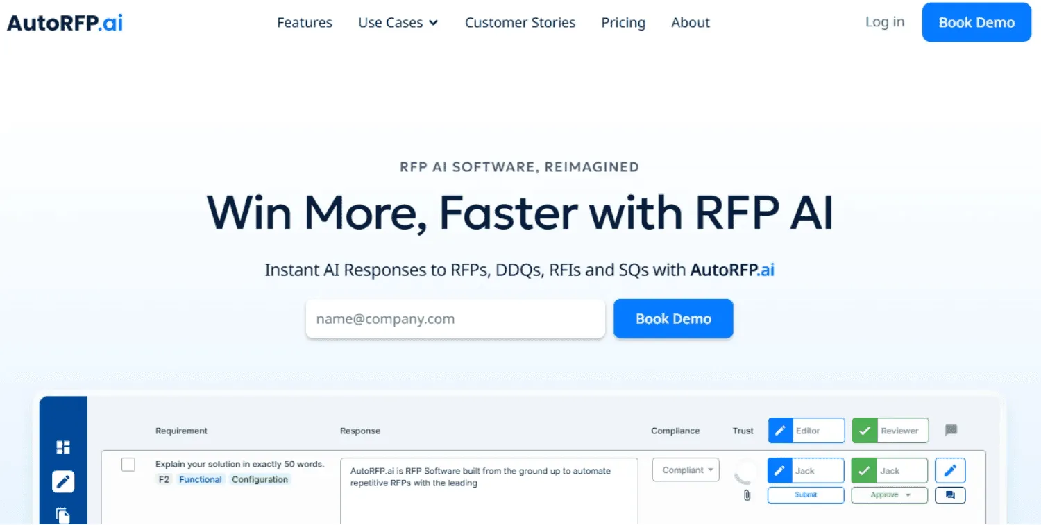 AutoRFP.ai RFP automation platform