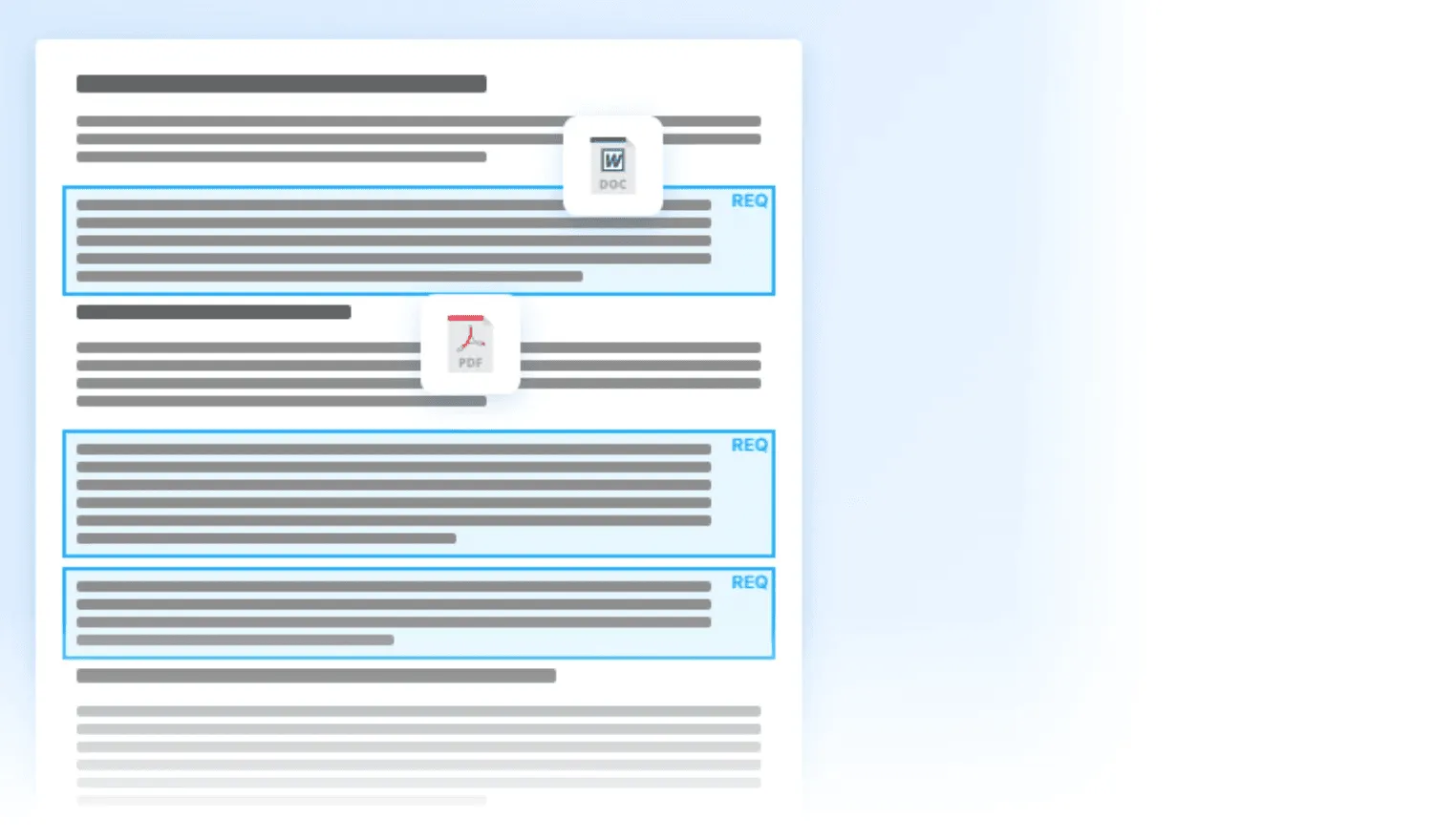 AutoRFP.ai importing RFPs in Excel, Word, PDF, and web questionnaire formats