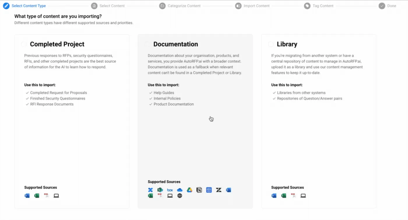 Choose the Right Tool and Import Content