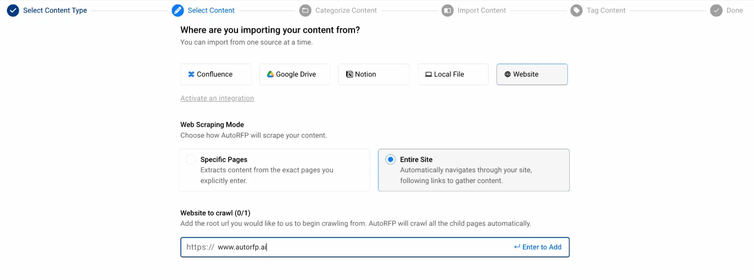 Choose the Right Tool and Import Content