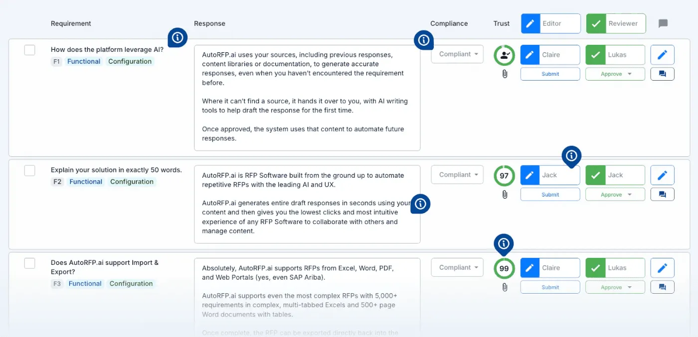  AutoRFP.ai Best for AI-Driven RFP Tracking and Automation