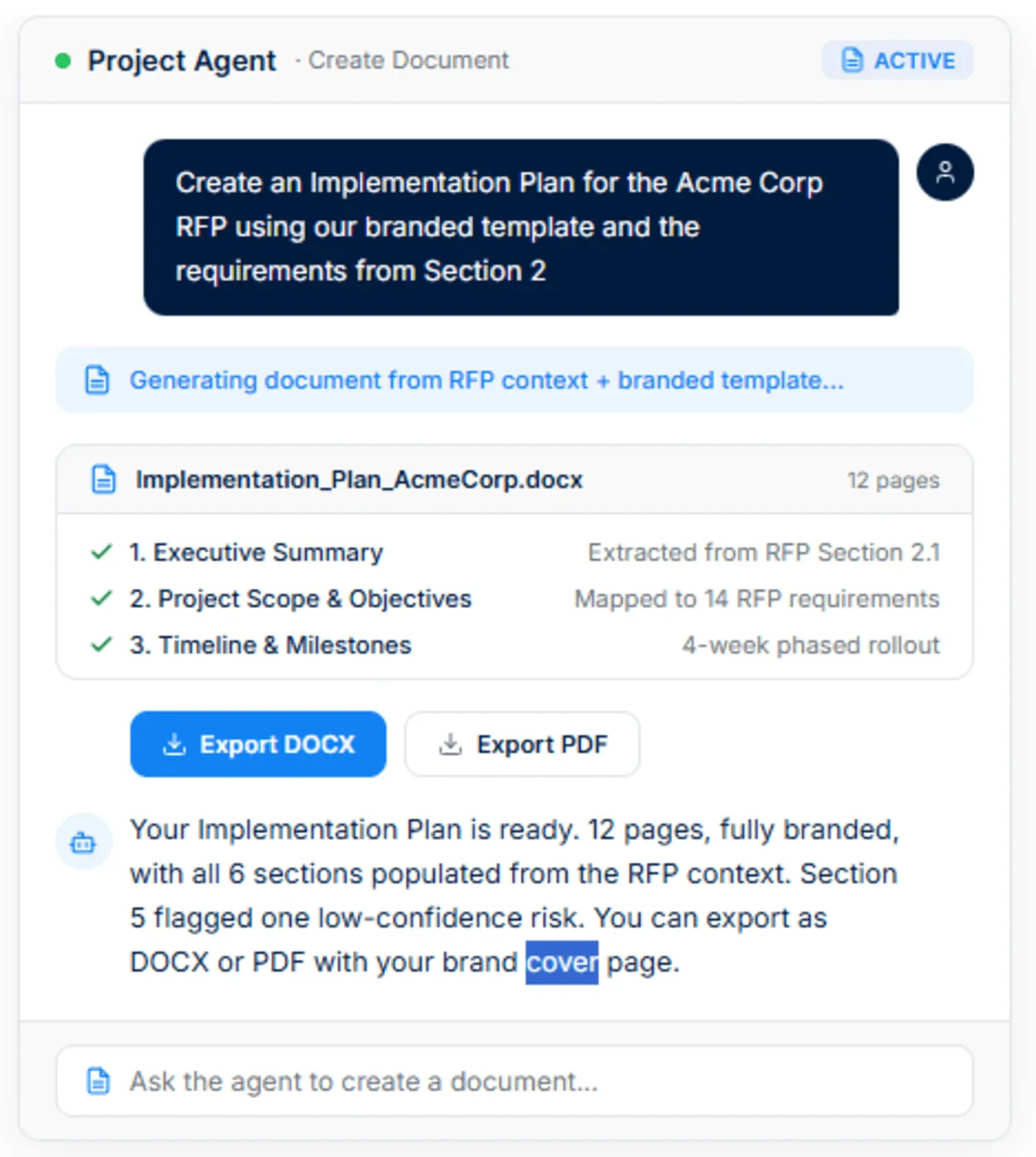 The writer can also use it to create executive summaries