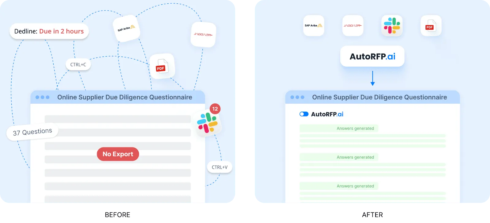 AutoRFP.ai Chrome extension for portal-based questionnaires