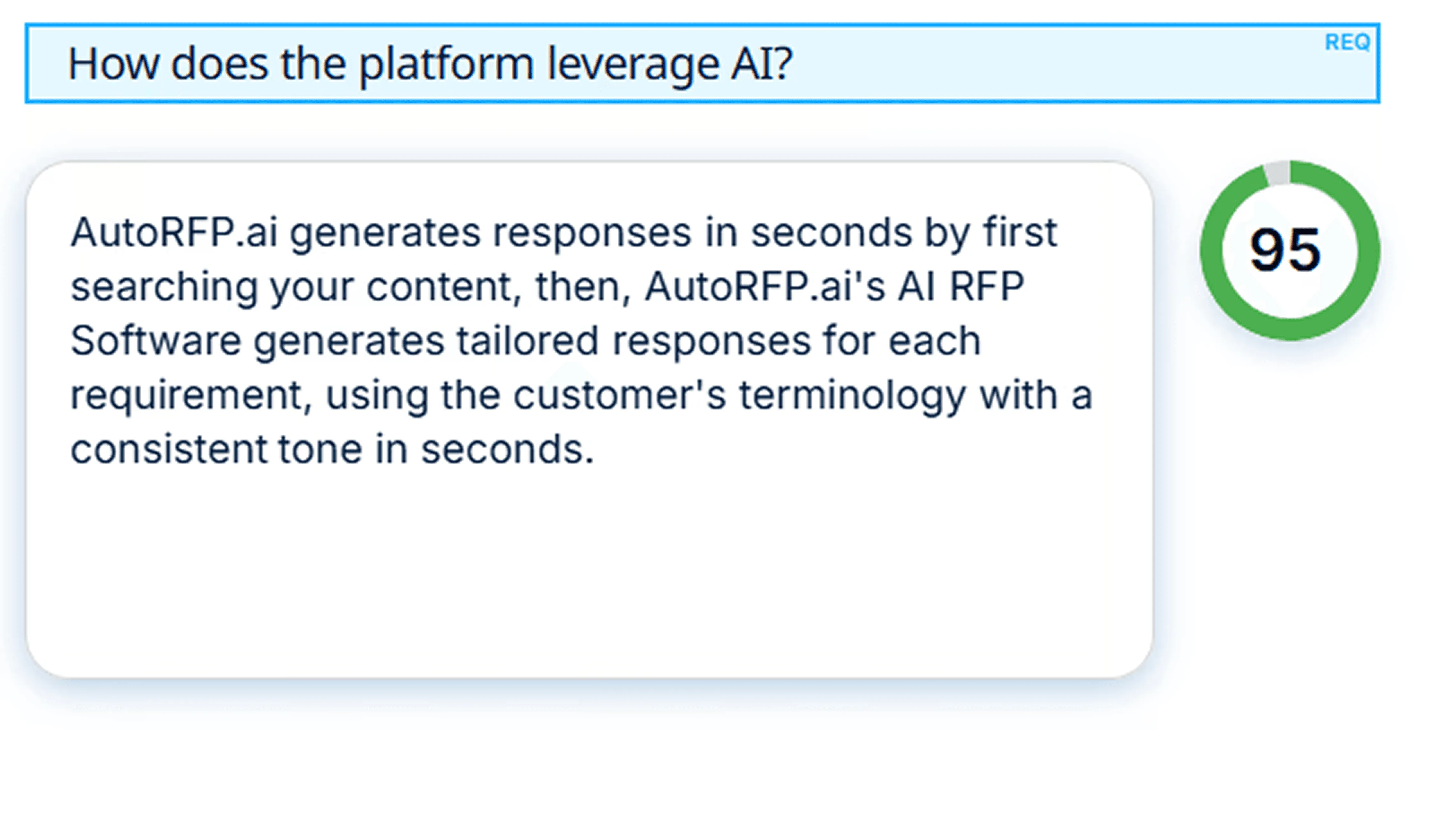 Generating AI-powered draft responses in AutoRFP.ai