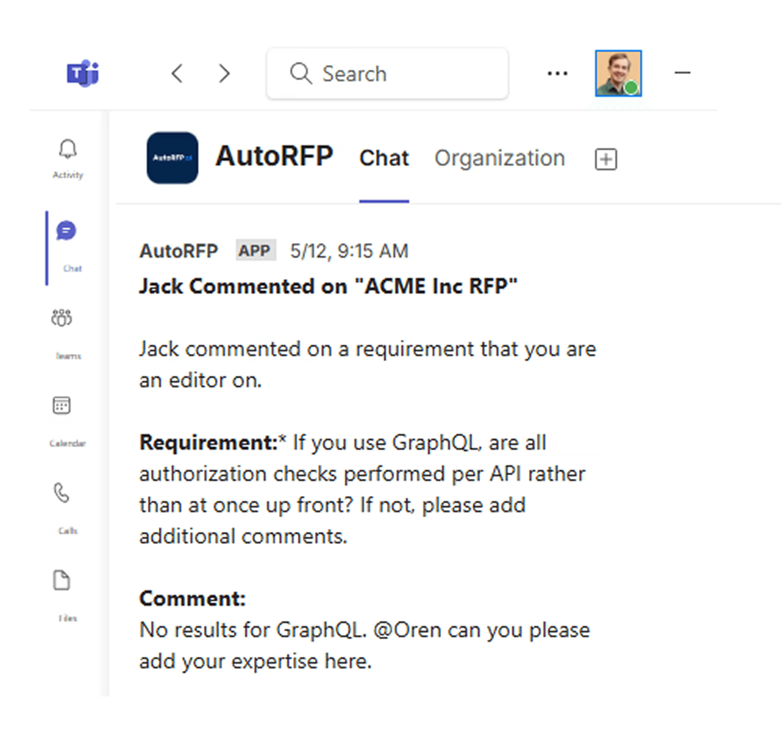 Collaborating and reviewing proposal responses in AutoRFP.ai