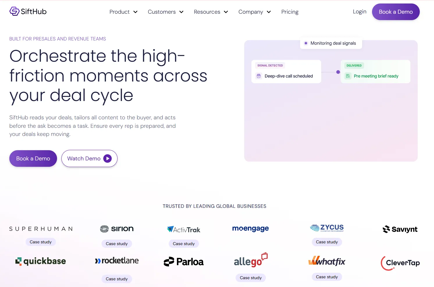 5. SiftHub: Best for RFP Automation With Broader Presales Workflows