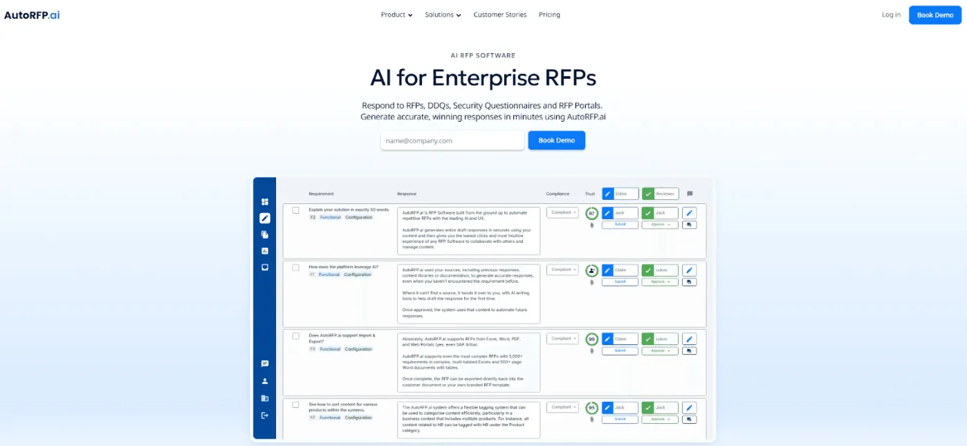 AutoRFP.ai: Best for High-Volume Tender Automation With Semantic Search and Exact-Format Import/Export