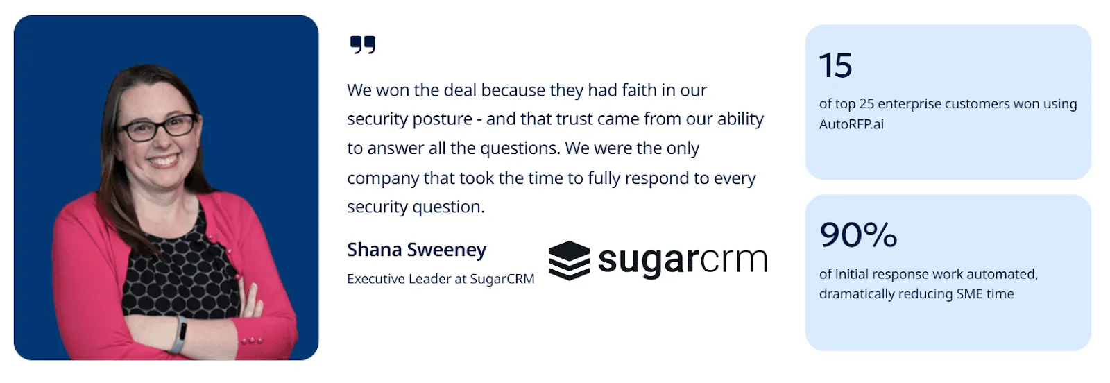 SugarAI: Wins 60% of Top Enterprise Customers with AI RFP Automation